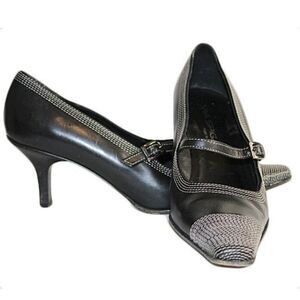Via Spiga Black Pump Heels Size 6.5